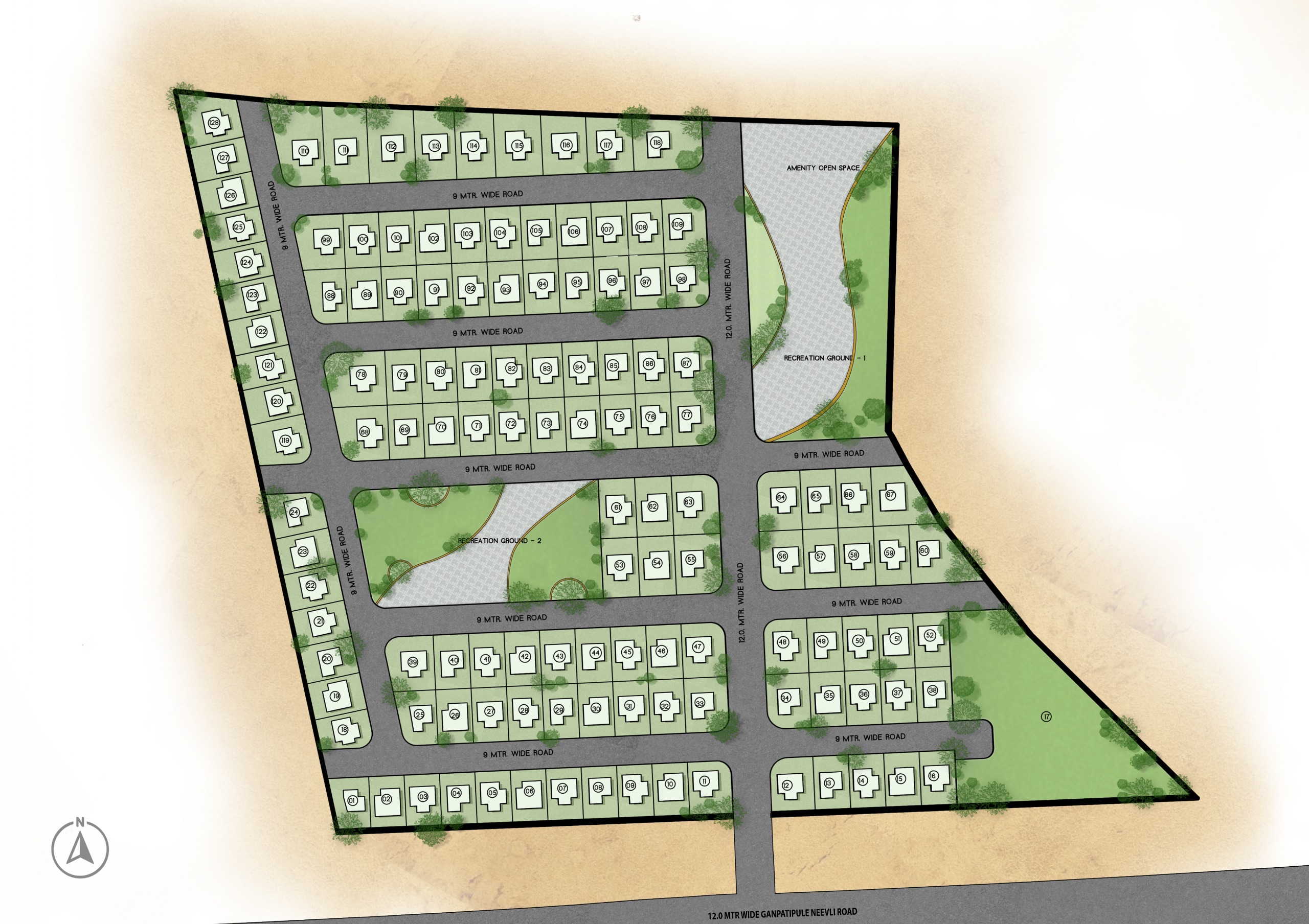 Ganpatipule Residential Layout